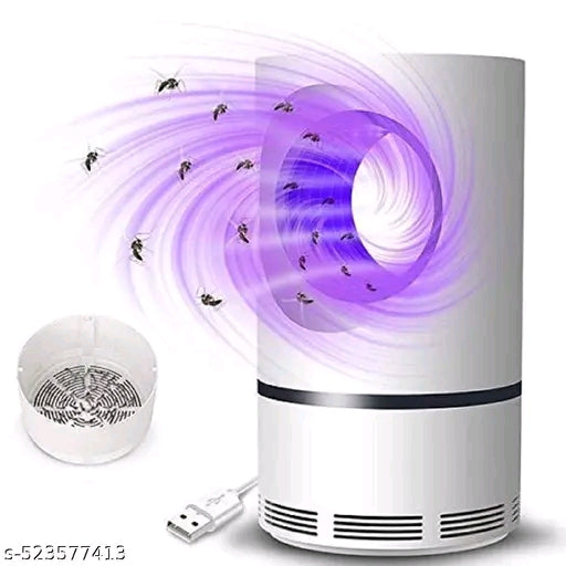 Ozoy Mosquito Lamp International Eco Friendly Bug Zapper Electric Mosquito Lamp Dual Mosquito Zapper Lamp Indoor Insect Trap Portable Killer Catcher Trap Machine (Grey)