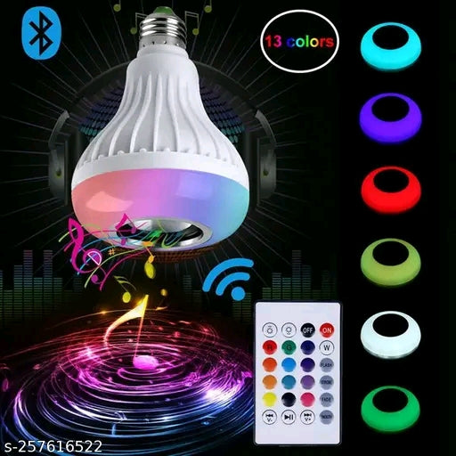 Desidiya Wireless Light LED Bulb Speaker,Bluetooth Light Bulbs With Speaker,Rgb Smart Music Bulb With Remote Control,B22 Color Changing Light Bulb Lamp For Bedroom,Home,Party,Christmas Decoration.